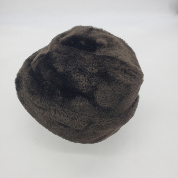 Vintage United Hatters Hat Womens Medium Winter Cossack Faux Fur Brown main image 8